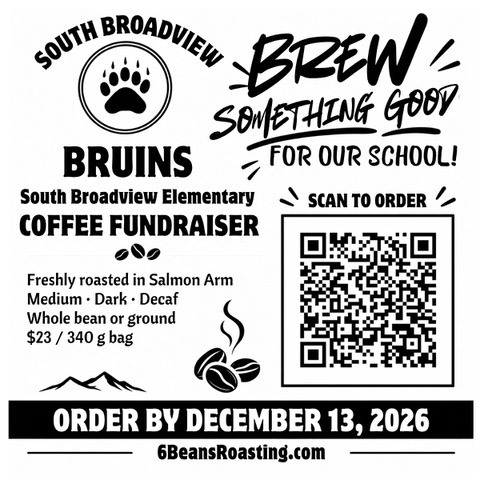 South Broadview Bruins Fundraiser Coffee
