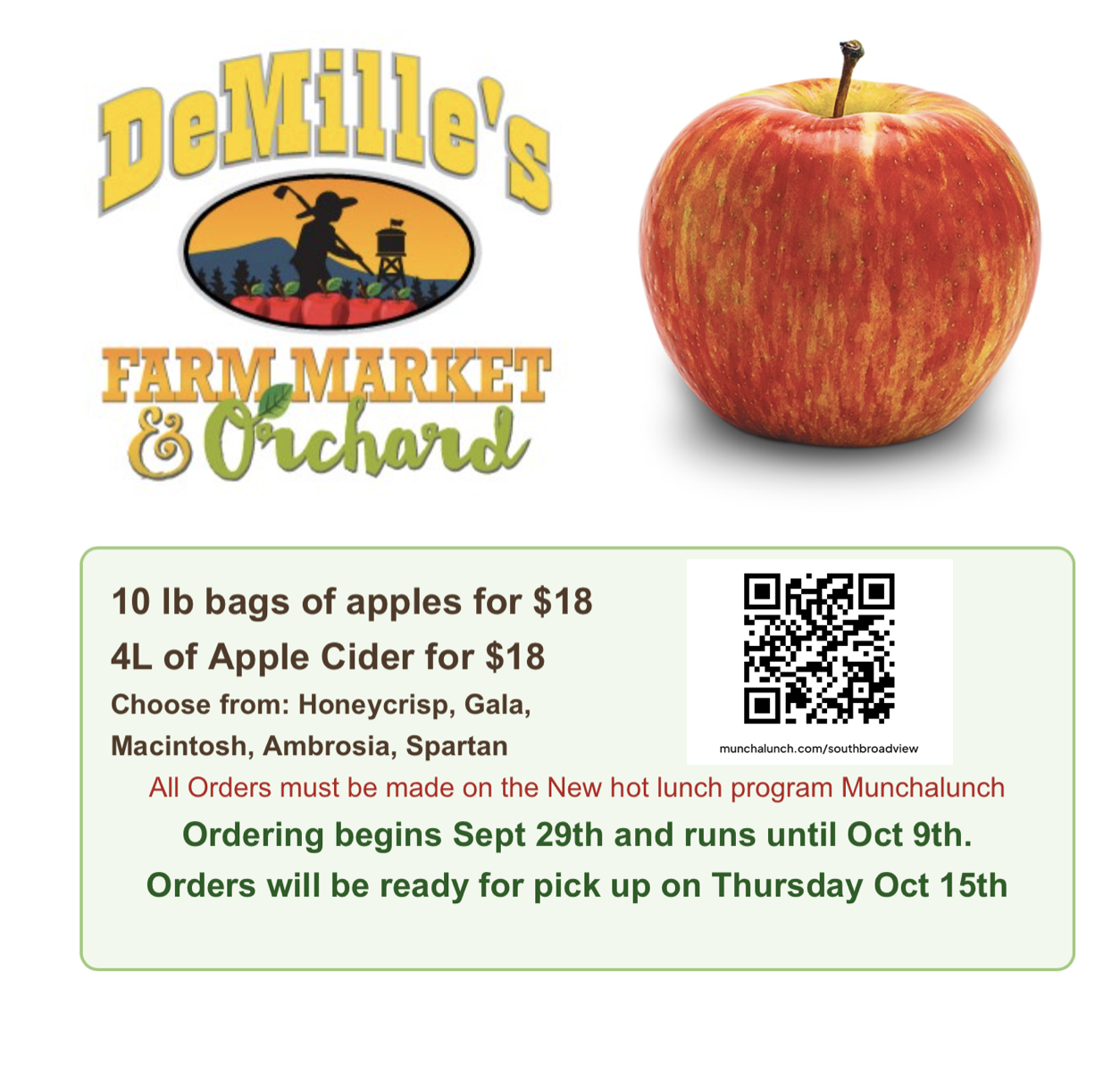 Demille's Apple Fundraiser 2026
